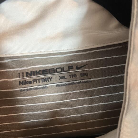 Nike Golf Pullover Mens 2XL Brown Hertz Magic Valley FIT Dry Half Zip Jacket - Picture 4 of 12